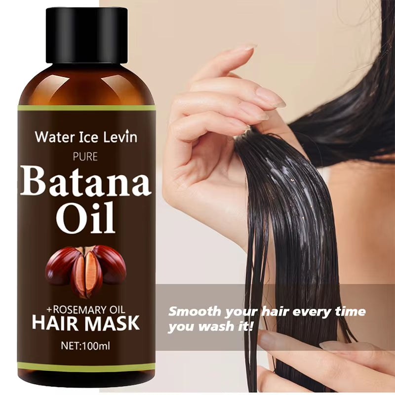 Batana Rosemary Oil Hair Conditioner Natural Hair Treatment Oil Promote Hair Wellness for Treating Hair Loss Anti-Breakage Hair