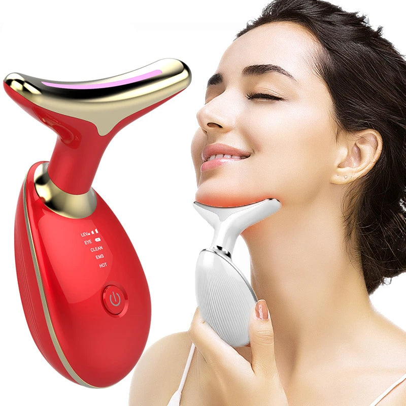 Household Thermal Neck Lifting and Firming Electric Beauty Instrument Beauty Massage Instrument Wrinkle Remover Skin Care