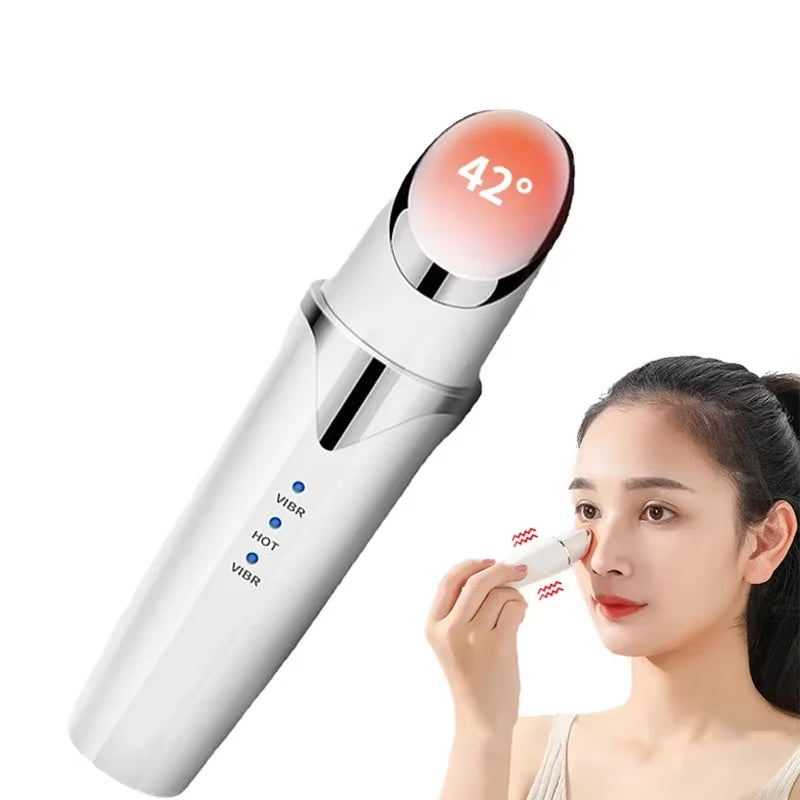 Thermal Eye Beauty Devices Fade Black Circle anti Wrinkle Beauty Pen Eye Cream Introduction 42 ° Vibration Massage Tools