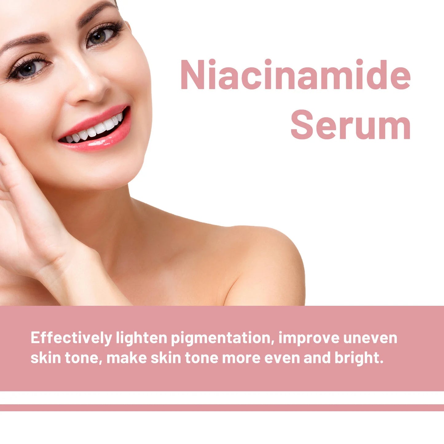 Niacinamide Serum Dark Spot Remover Fade Acne Marks Hyperpigmentation Shrink Pores Even Skin Tone Moisturizing Korea Skin Care