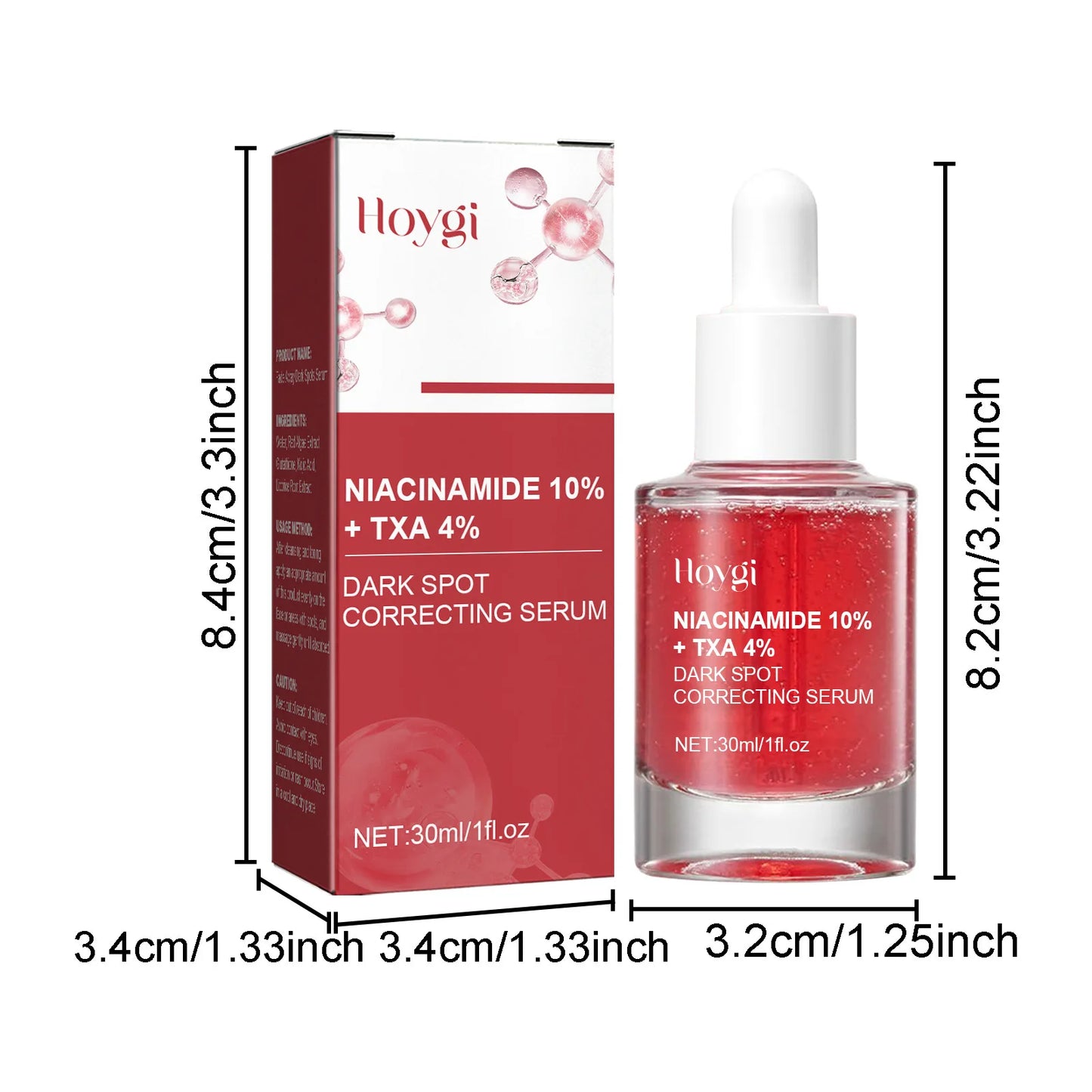 Niacinamide Serum Dark Spot Remover Fade Acne Marks Hyperpigmentation Shrink Pores Even Skin Tone Moisturizing Korea Skin Care