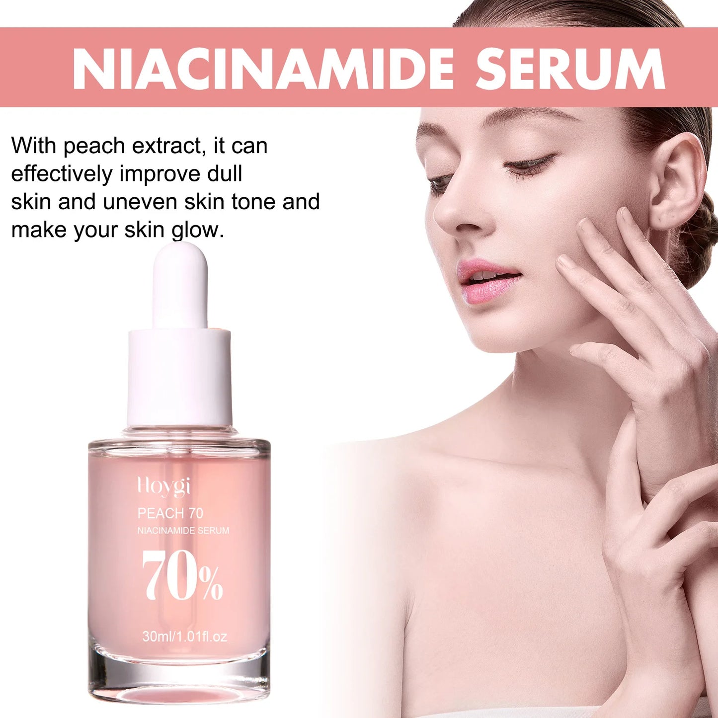 Niacinamide Serum Dark Spot Remover Fade Acne Marks Hyperpigmentation Shrink Pores Even Skin Tone Moisturizing Korea Skin Care