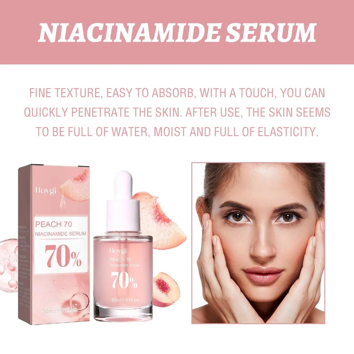 Niacinamide Serum Dark Spot Remover Fade Acne Marks Hyperpigmentation Shrink Pores Even Skin Tone Moisturizing Korea Skin Care