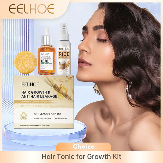 Hair Tonic for Growth Kit Deep Conditioning Hair Mask Ginger Hairs Treatment Deep Nourishing Strengthening Hair Root Kit